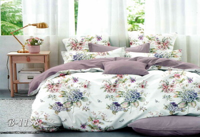 Постільна білизна двоспальна "Лілії" B-1158