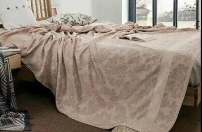 Махрове покривало 200х220 см. (Персик)