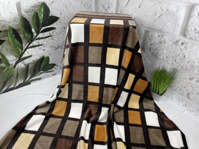 Дитячий плед із флісу 110х140 см. "Мазайка"