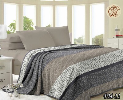 Флісовий плед "Доріжка з каміння" 160х210 см.