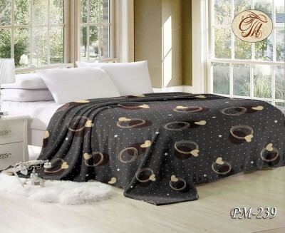 Флісовий плед "Кільце-серце" 220х240 см.