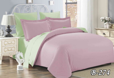 Постільна білизна полуторна "Пудра" П-274