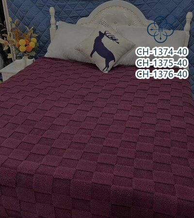 Плед-покривало з бамбукового волокна "Colorful Home" 200х220см. Бордовий