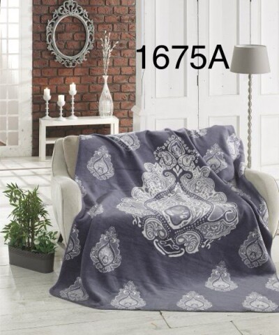 Плед бавовняний Sarar Battaniye "Медальйон" 