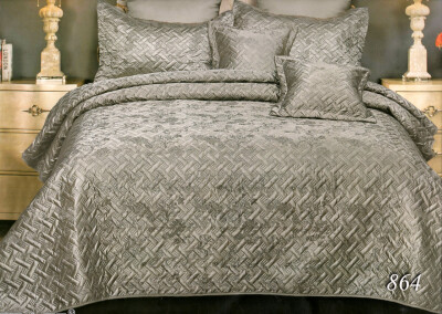 Атласне покривало + 2 наволочки 50х70 см. "Elway" №864