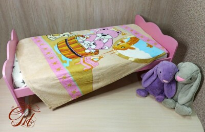 Плед дитячий з мікрофібри "Ведмедики" 127х152 см.