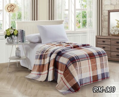 Флісовий плед "Шотландка" 220х240 см.