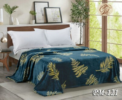 Флісовий плед "Перо" 220х240 см.