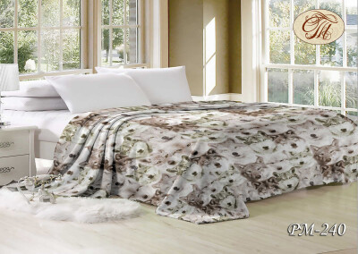 Флісовий плед "Зграя вовків" 220х240 см.