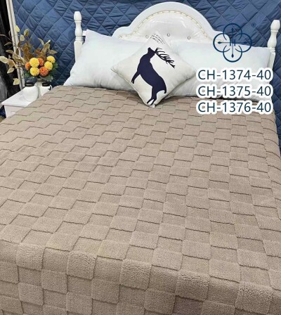 Плед-покривало з бамбукового волокна "Colorful Home" 200х220см. Бежевий