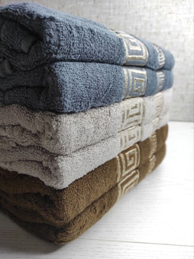 Набір махрових рушників для обличчя (6шт.) COLORFUL HOME 50х100 см. №24