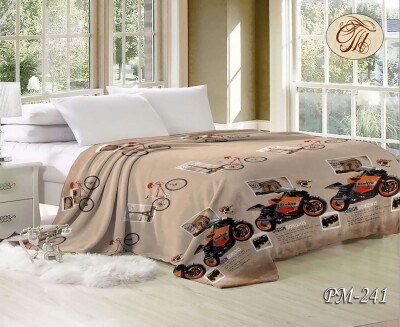 Флісовий плед "Байк" 160х210 см.