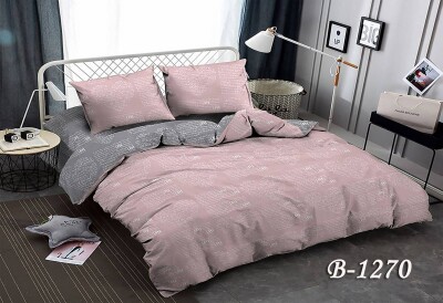Постельное белье полуторное "Пудра" П-1270