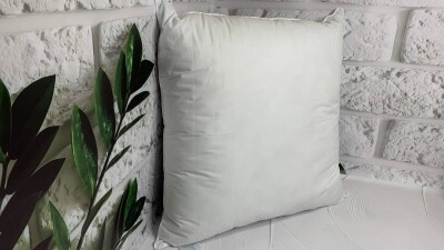 Подушка екологічний пух 70х70см. "Біла"