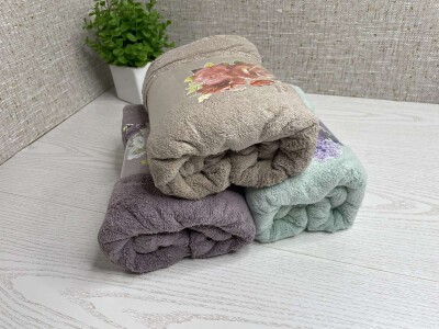 Набір банних рушників (3шт.) 70х140 см. №30б