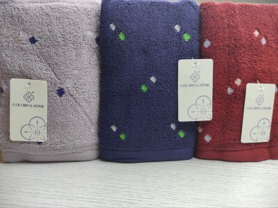 Рушник махровий для рук "Ромбік" 30х70см. упаковка 12шт.№45