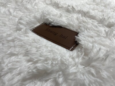 Покривало з довгим ворсом "Shang hai" (Білий) 220х240 см.