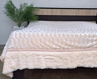 Покривало з ворсом "Норка" 220х240 см. №009