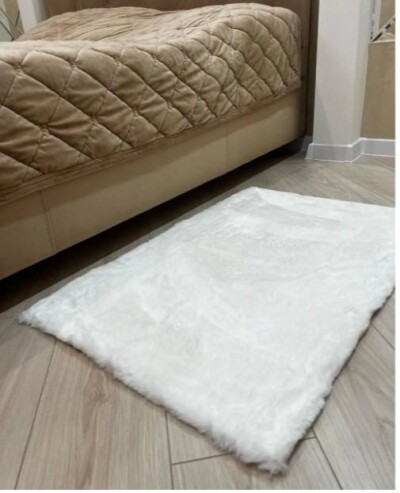 Килимок шиншила "Білий" 60х90см.