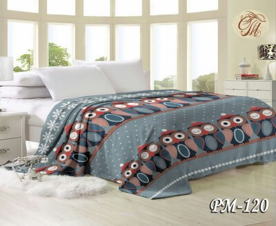 Флісовий плед "Сови" 200х220 см.