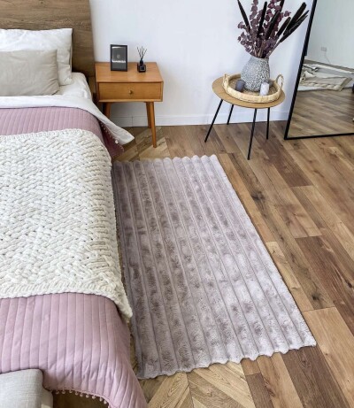 Килимок для дому "Шиншила-смуга" 90х150см. "Сірий"