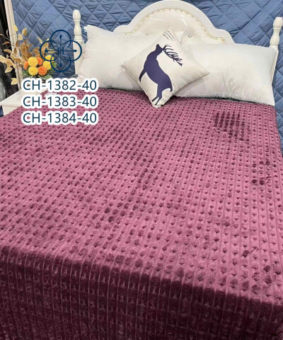 Покривало з бамбукового волокна "Colorful Home" 200х220см. Бордовий