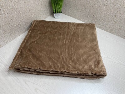 Плед з мікрофібри Colorful Home Зигзаг 200х230см. Гірчичний