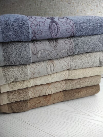 Набір банних махрових рушників (6шт.) COLORFUL HOME 70х140 см. №2020