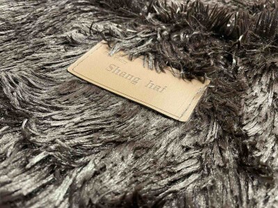 Покривало з довгим ворсом "Shang hai" (Гіркий шоколад) 220х240 см.