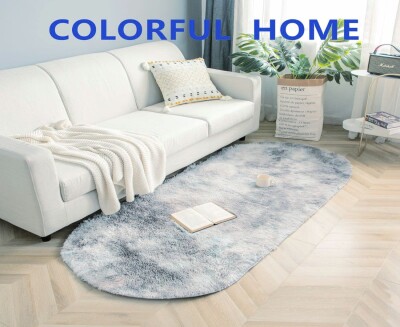 Килимок овальний Colorful Home 90х200см. "Сірий"