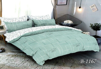 Постільна білизна євро "Абстракція підпис" B-1167