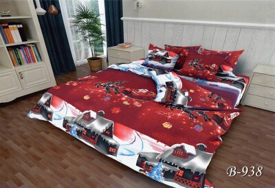 Постільна білизна полуторна "Новорічна ніч" В-938