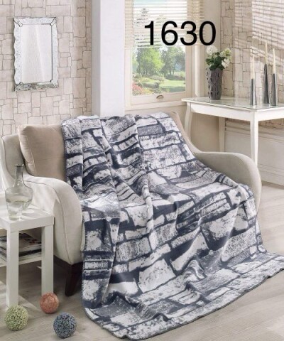 Плед бавовняний Sarar Battaniye "Каміння"