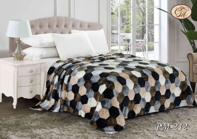 Флісовий плед "Соті-темний" 160х210 см.