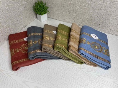 Набір банних рушників (6шт.) 70х140 см. № 22