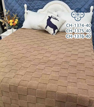 Плед-покривало з бамбукового волокна "Colorful Home" 200х220см. Пісочний