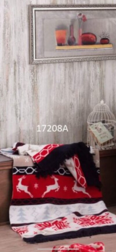 Плед бавовняний Sarar Battaniye "Новий рік 3" 