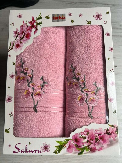 Набір рушників лазня+обличчя "Soft" у подарунковій коробці