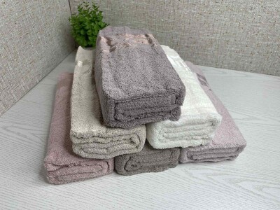 Набір банних рушників (6шт.) 70х140см. Туреччина-2