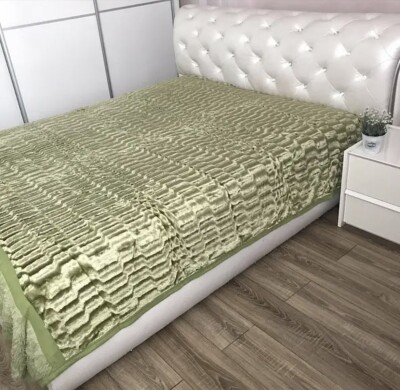 Покривало з ворсом "Норка" 220х240 см. №003