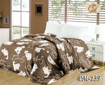 Флісовий плед "Кіт Саймон" 220х240 см.