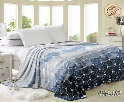 Флісовий плед "Морська абстракція" 200х220 см.