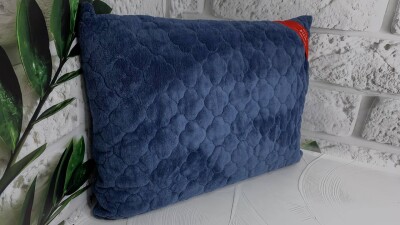 Подушка бамбуковий наповнювач 50х70см. "Блідо-синій"