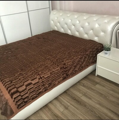 Покривало з ворсом "Норка" 220х240 см. №004