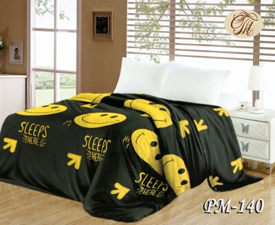 Флісовий плед "Смайл" 220х240 см.