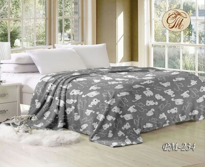 Флісовий плед "Кіт Саймон" 160х210 см.