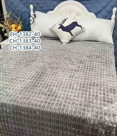 Покривало з бамбукового волокна "Colorful Home" 200х220см. Темно сірий