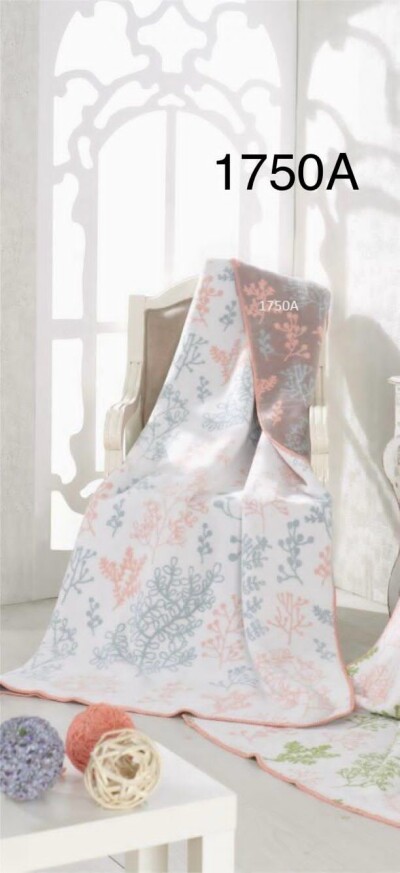 Плед бавовняний Sarar Battaniye "Гілочка"